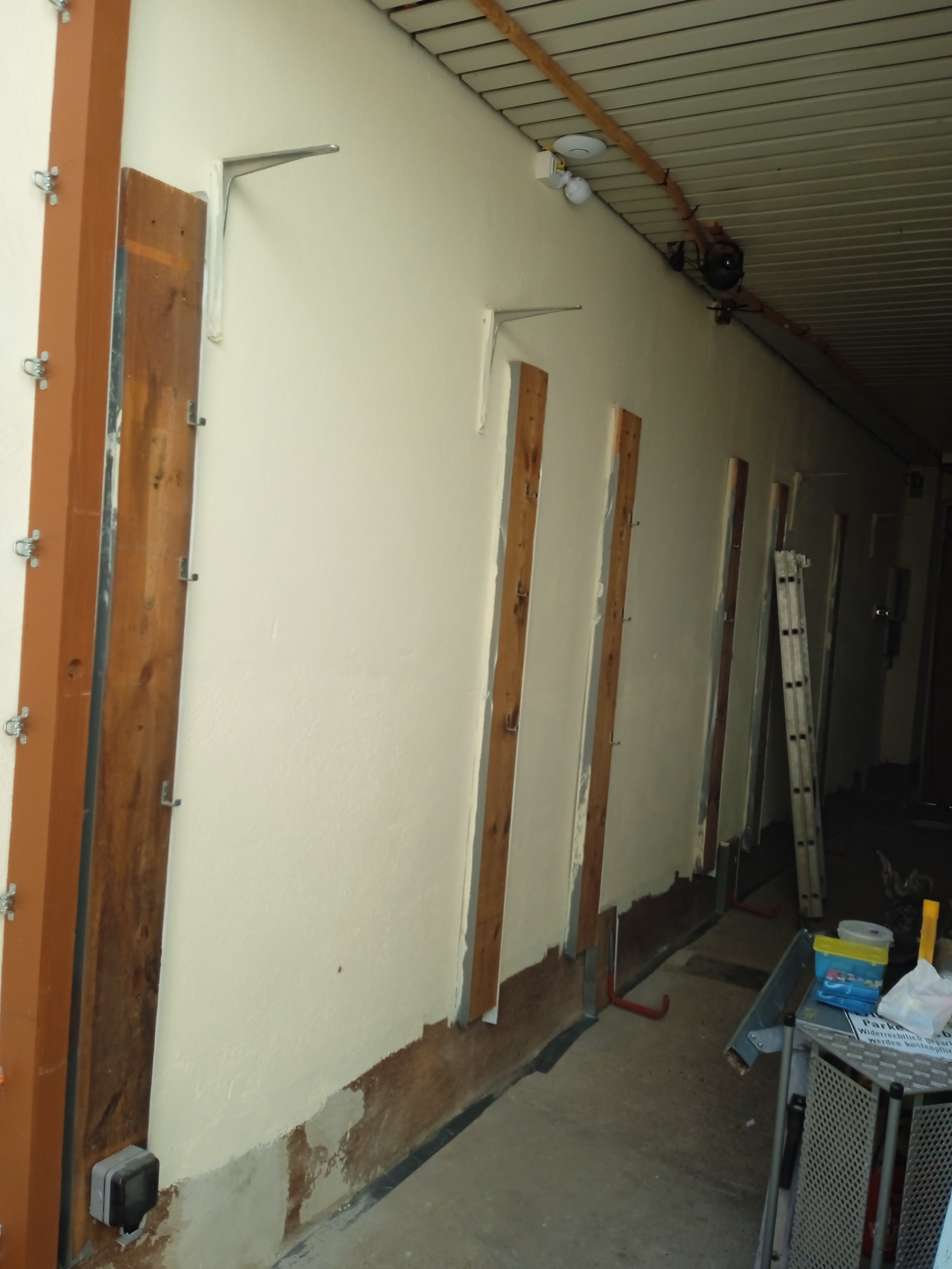 Wohnzimmer vor den Malerarbeiten